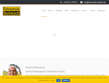 Tablet Screenshot of fahrschule-schleich.de